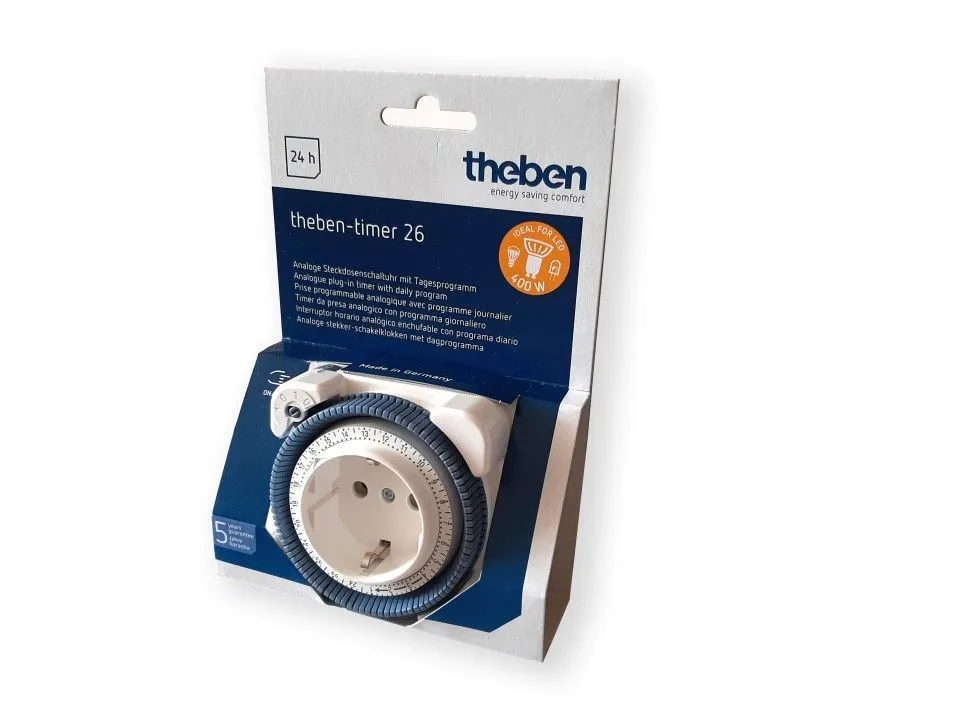 Таймер электромеханический розеточный Theben-timer 26 (0260030), вариант, фото 5