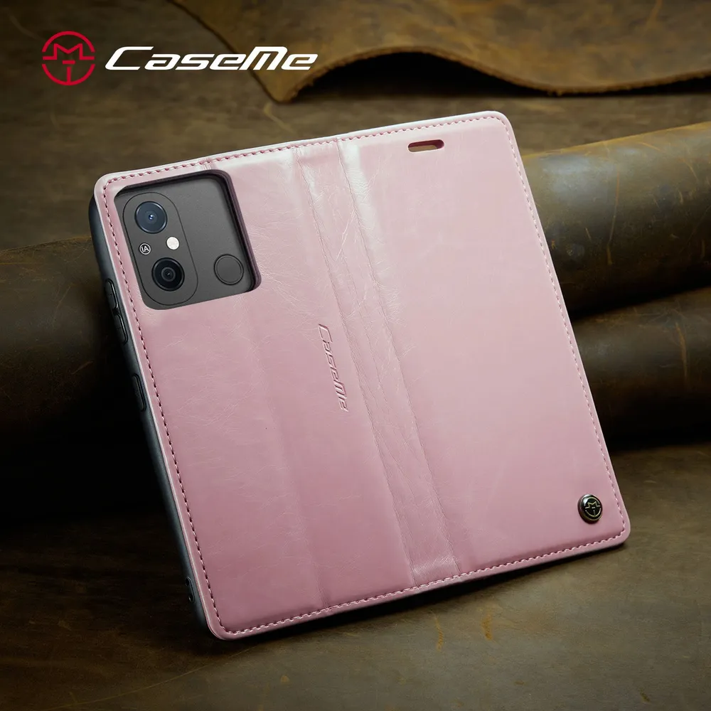 Caseme Кожаный книжка чехол для Xiaomi Redmi 11A / 12C Ксяоми Редми 11А 12 C с визитницей из экокожи, вариант, фото 6