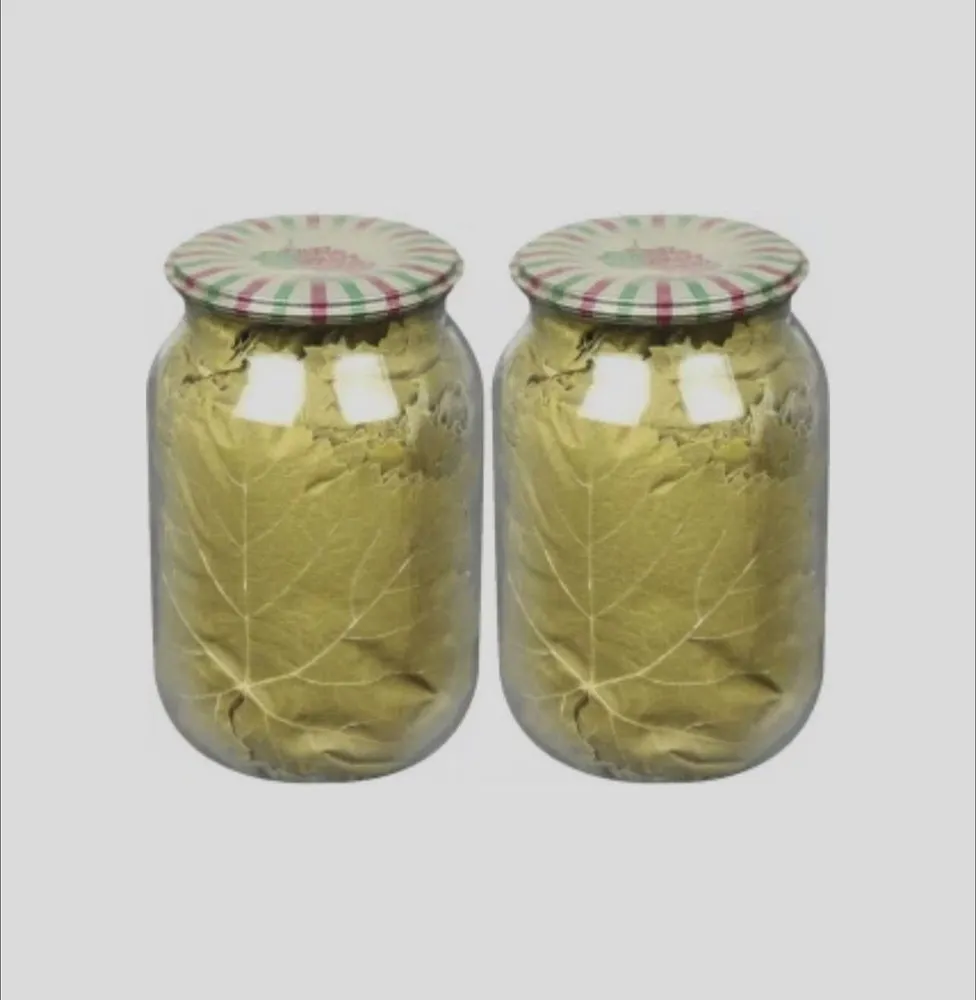 Виноградный лист без воды (Сухой) 2л(2шт по 1л), 2 л, 2 шт