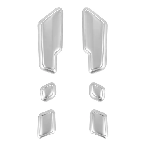 6 шт., Хромированная дверь автомобиля, кнопки регулировки сиденья, переключатель для E Class W204 W2