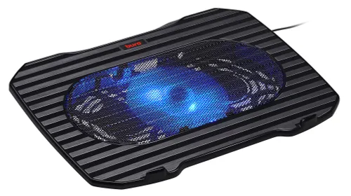 Подставка для ноутбука Buro BU-LCP156-B114 15.6" 357x265x33мм 1xUSB 1x 140ммFAN 345г металлическая с