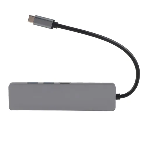 USB C Hub 6 в 1 PD Быстрая зарядка 87 Вт Многофункциональный мультимедийный интерфейс типа C-HD USB3