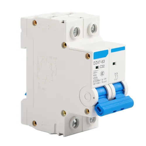 Автоматический выключатель DZ47-63 2P 32A, модульный, для защиты от перегрузки и короткого замыкания