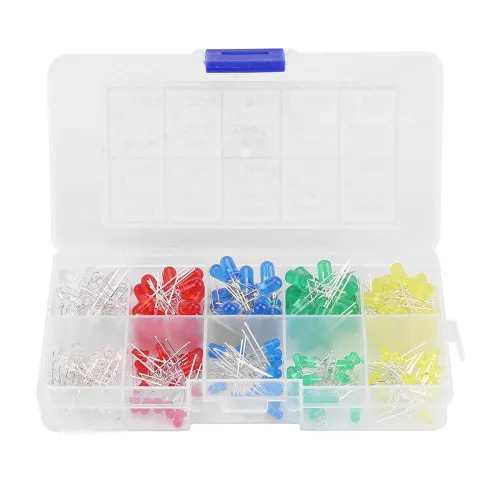 Набор из 200 светодиодов 3мм и 5мм для электронных проектов и ремонта