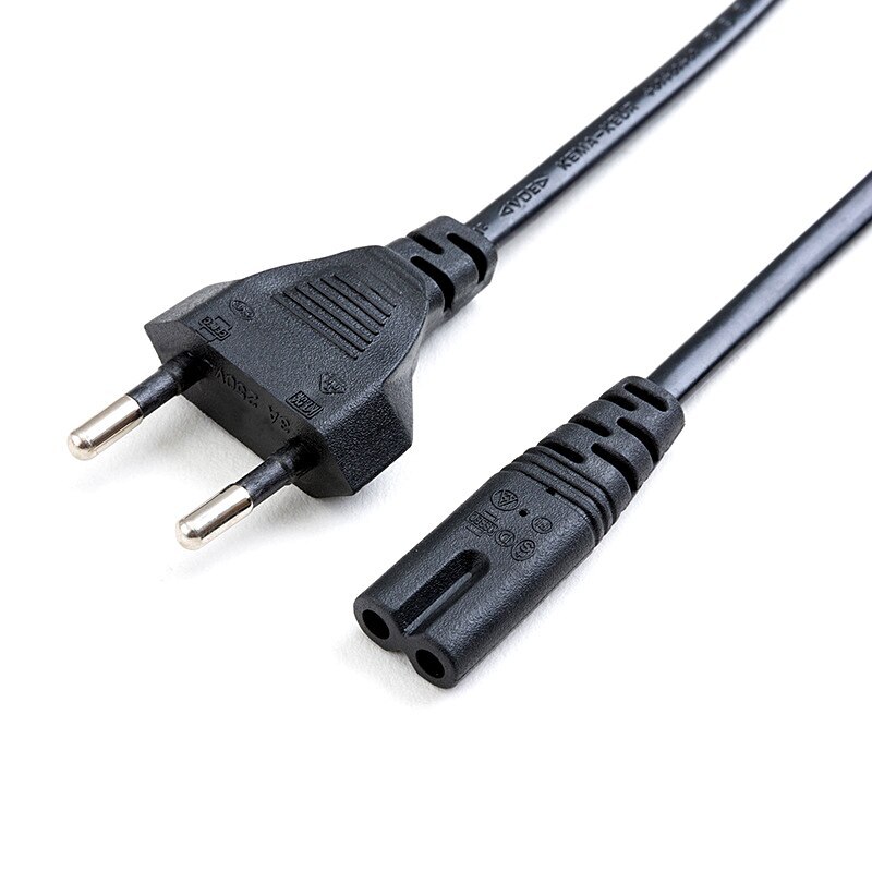 Кабельпитания,сетевойшнур,C7,2pin,220V,2метра,чёрный