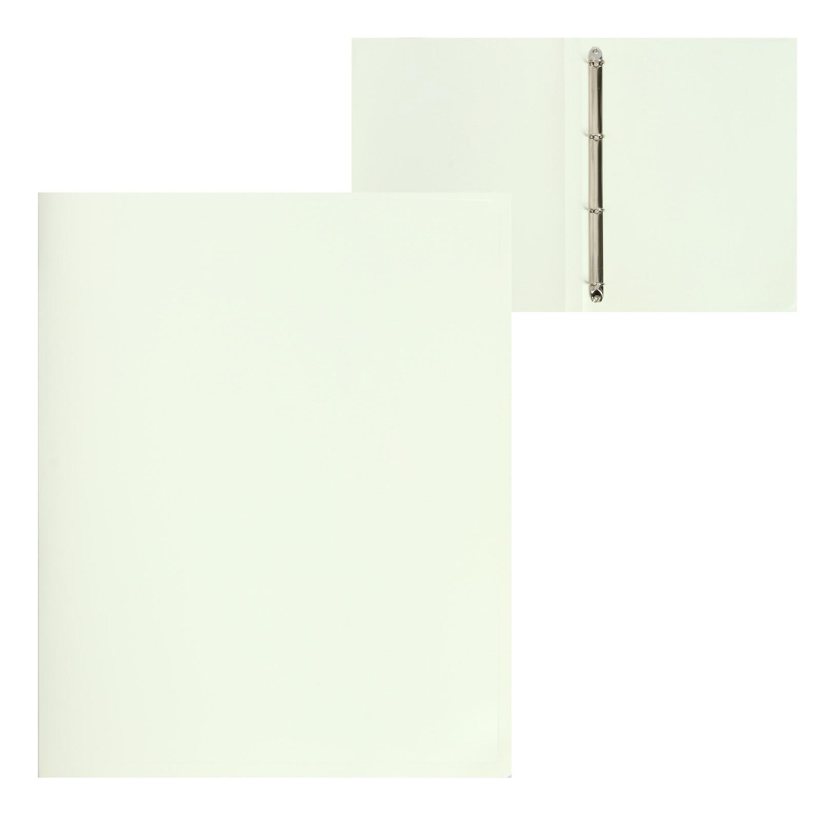 Папка на 4 кольцах А4 пластиковая, 18мм, 500 мкм, для документов ...