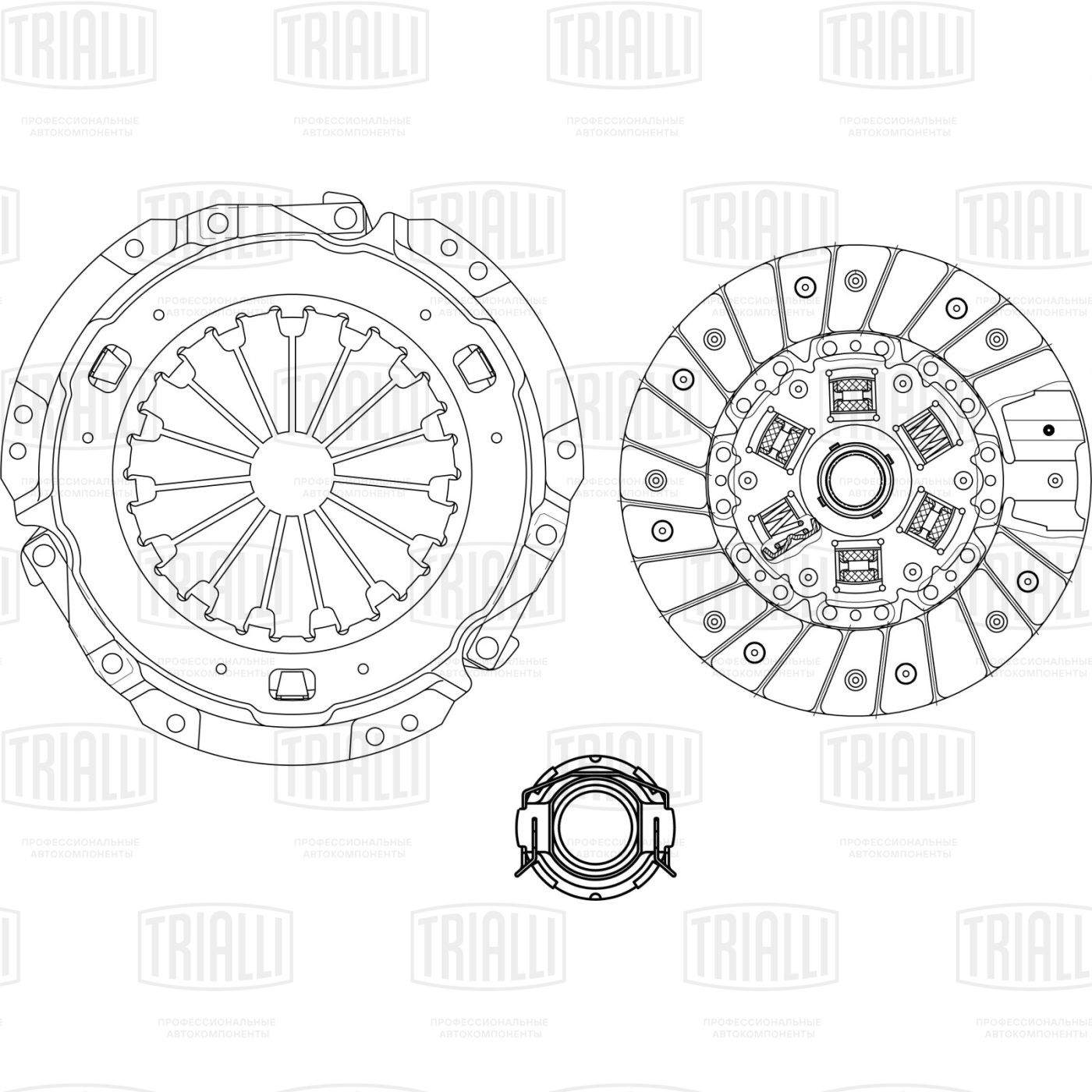 Комплект сцепления в сборе для автомобилей Great Wall Safe 01 / Wingler ...