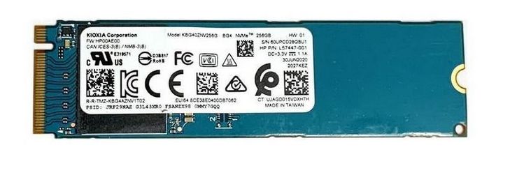 256 ГБ Внутренний SSD-диск KIOXIA 3D NAND 2280 KBG40ZNV256G