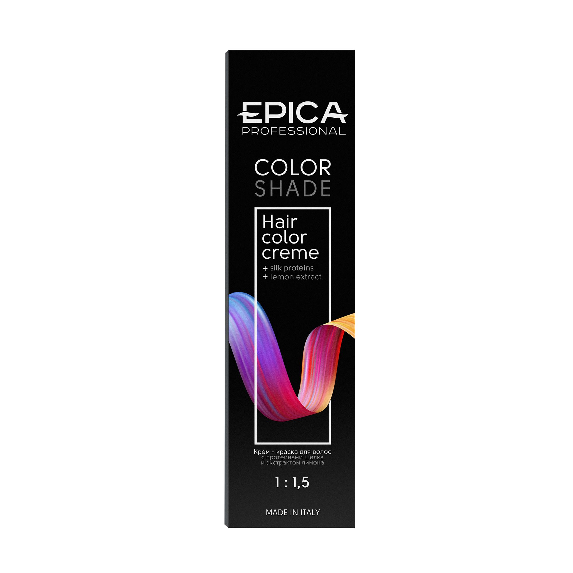 Краска эпика. Крем краска Epica professional 9.11. Epica professional крем-краска Color Shade. Epica Colors Shade 100 мл. Краска Epica professional 1:1,5 9/12.