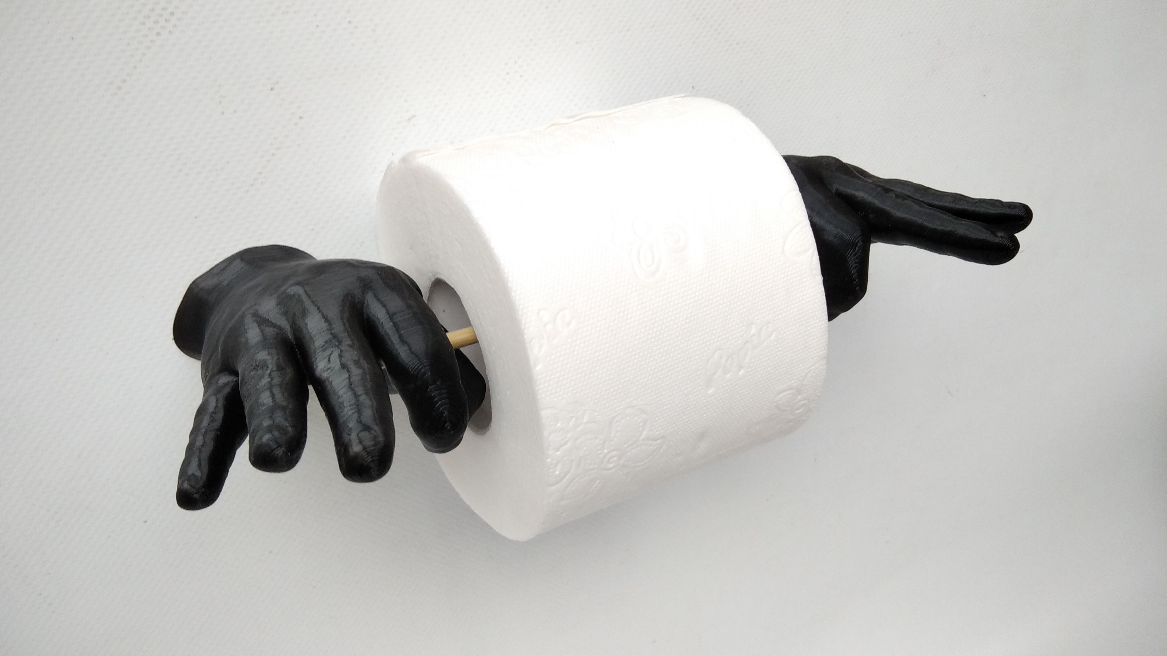 Держатель для туалетной бумаги - Руки купить по низкой цене с доставкой в  интернет-магазине OZON (899266309)