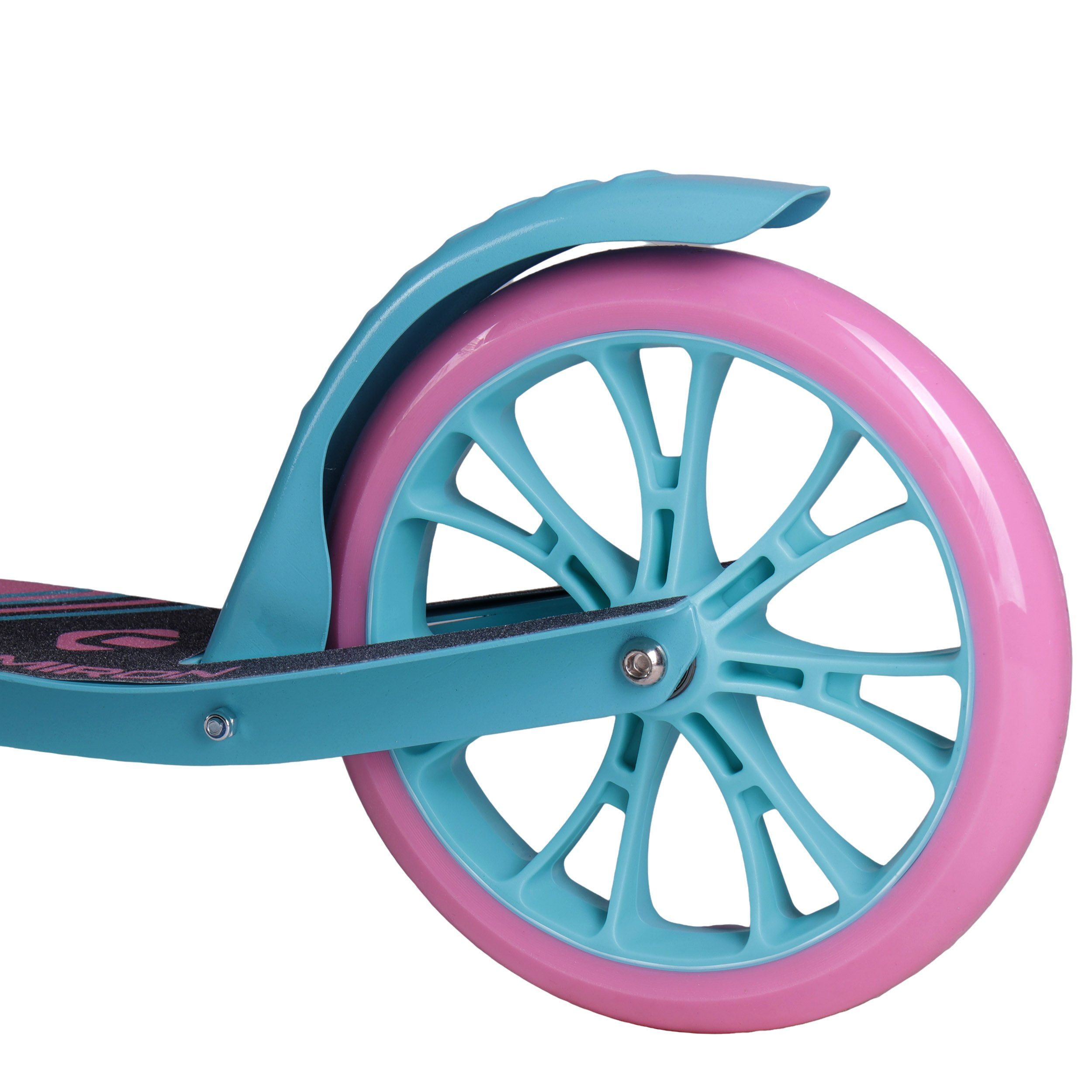 Самокат 2-х колесный COMIRON 200мм Classic, голубой с розовым Самокат 2-х колесный COMIRON 200мм Classic, голубой с розовым