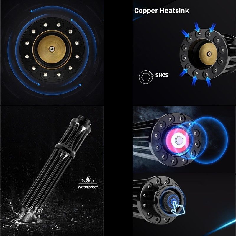 Мощная синяяМощная синяя лазерная указка мощностью 150000 мВт - купить ...