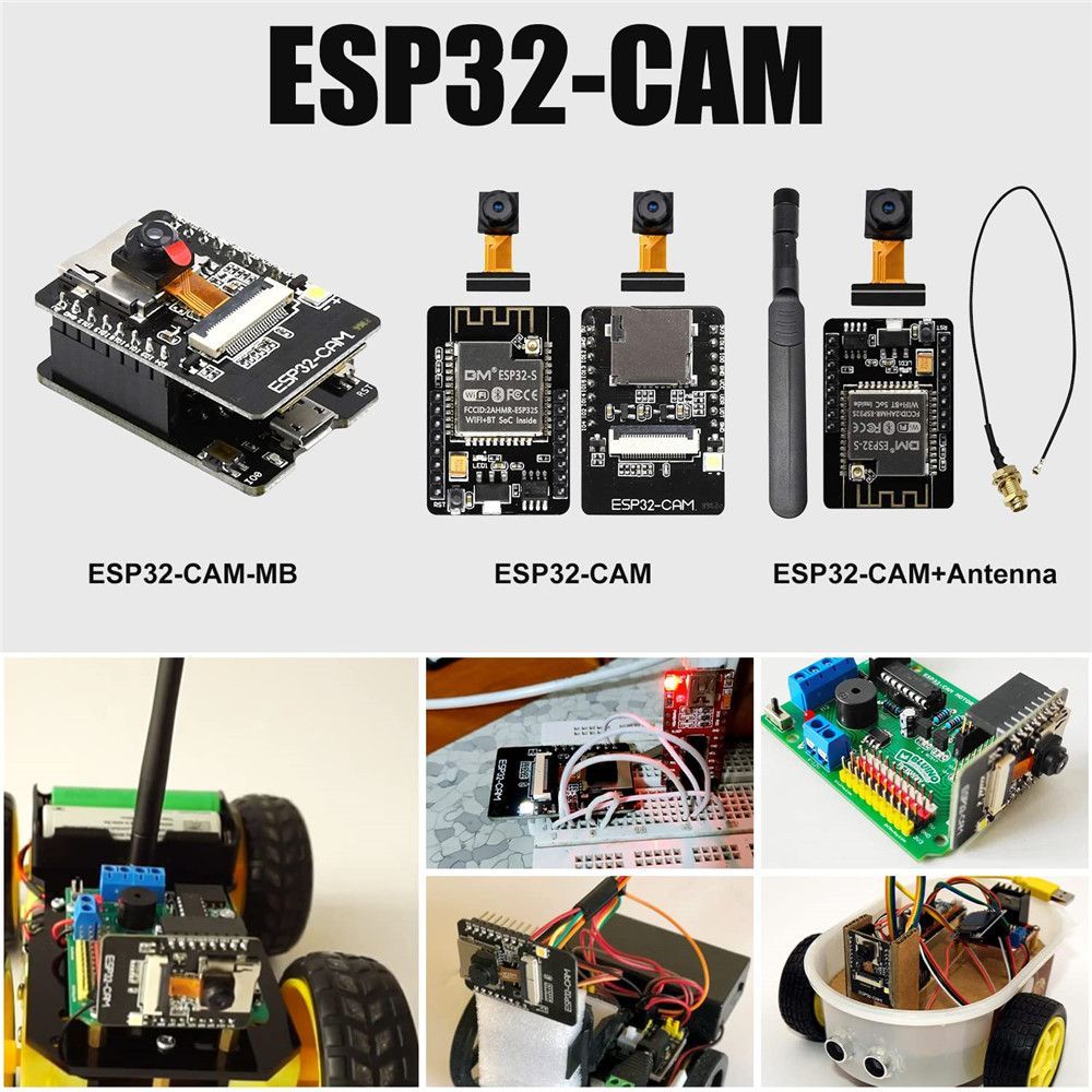 Модуль Wi-Fi ESP32-CAM 2.4G Антенна ESP32 Серийный порт для WiFi ESP32 ...