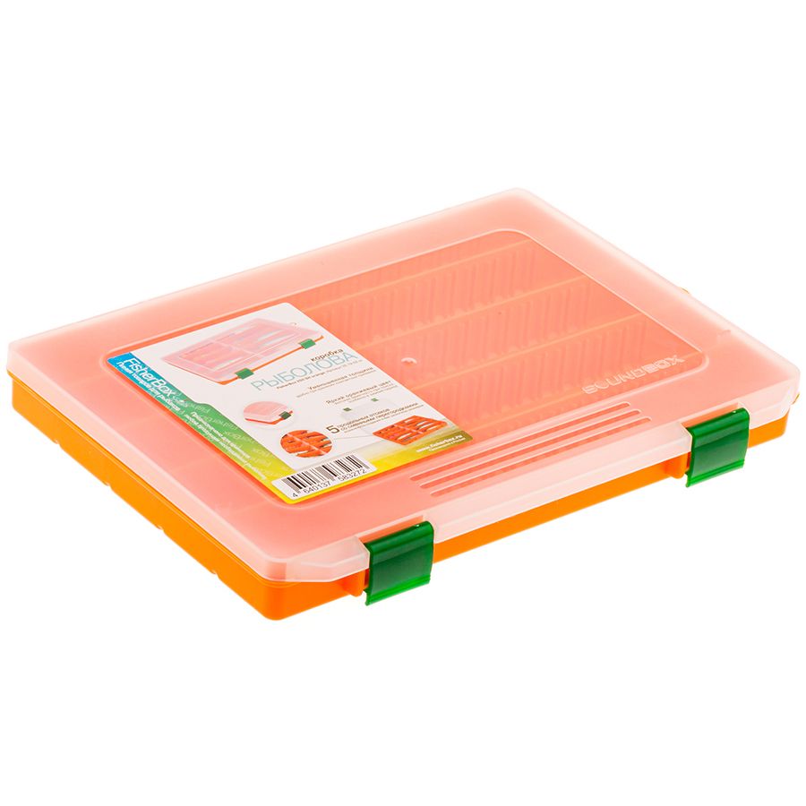 Коробка FisherBox 250sh цв. оранж (25х19х02)