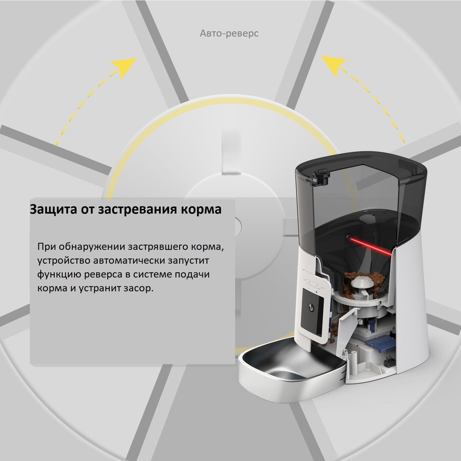 Автоматическая умная кормушка для кошек с Wi-Fi, таймером PetsBurg P005 -  купить с доставкой по выгодным ценам в интернет-магазине OZON (1065482972)