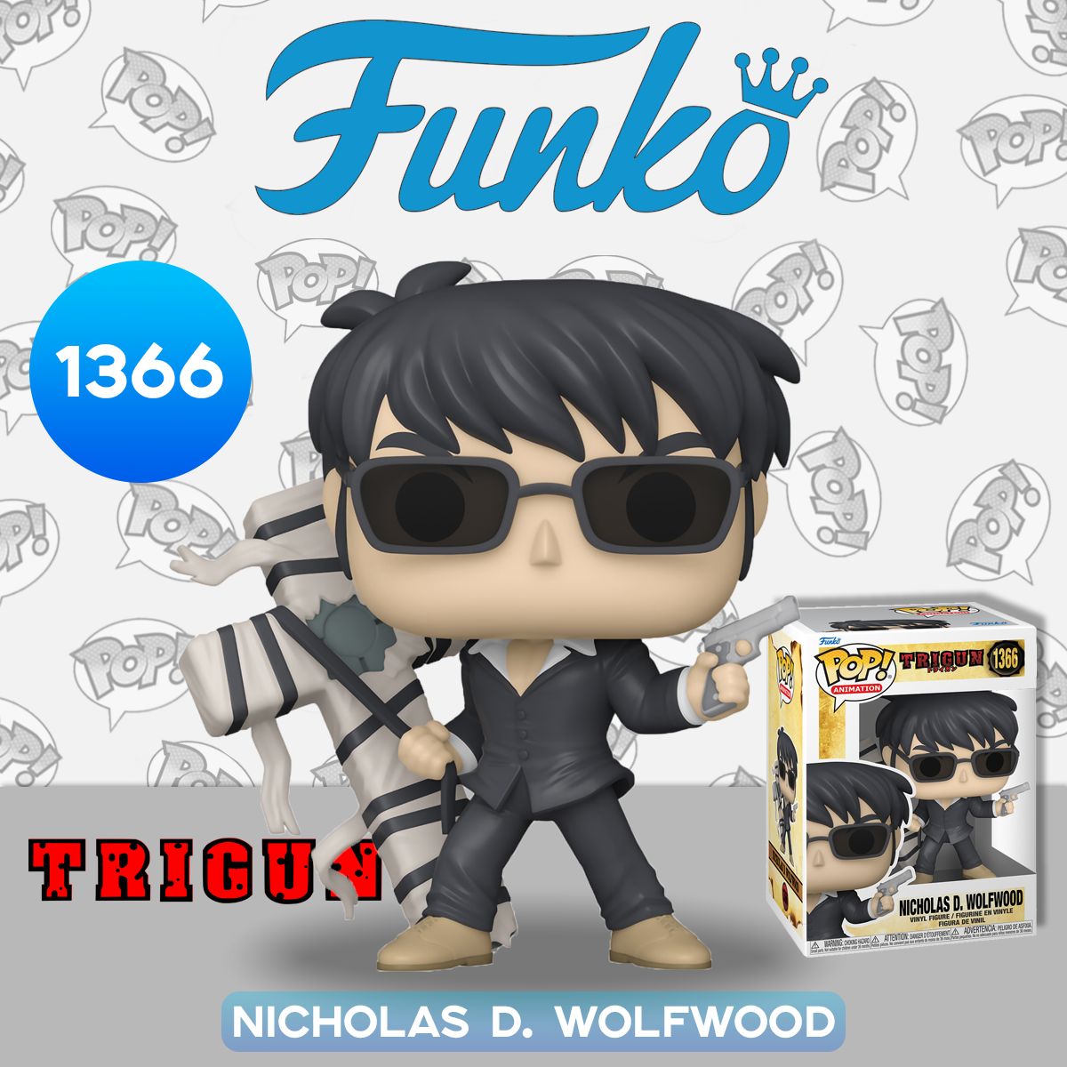 Фигурка Funko POP! Animation Trigun Nicholas D. Wolfwood (1366 