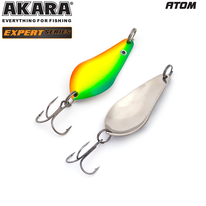 Блесна колеб. Akara Expert Атом 65 мм 18 гр. 18/SIL