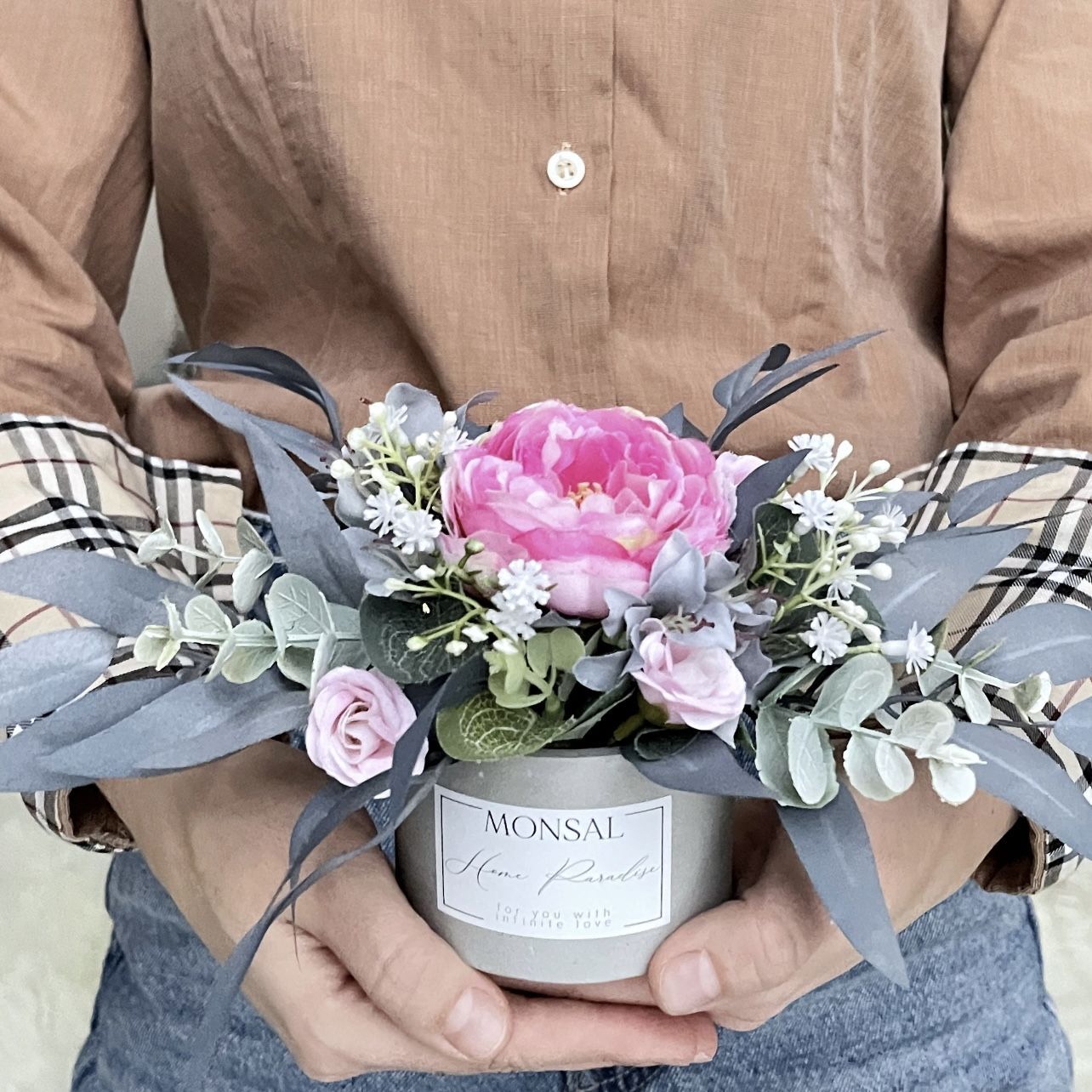 Купить Искусственные цветы для декора в горшках, Monsal, растения для ...