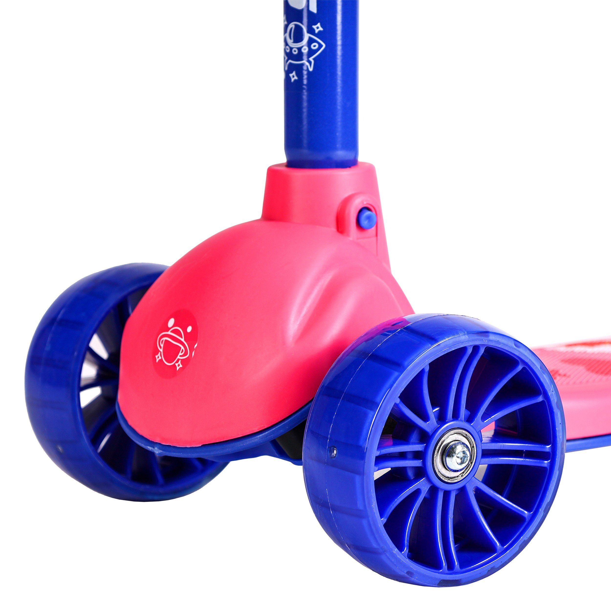 Самокат 3-х колесный SCOOTER Kid, красный Самокат 3-х колесный SCOOTER Kid, красный
