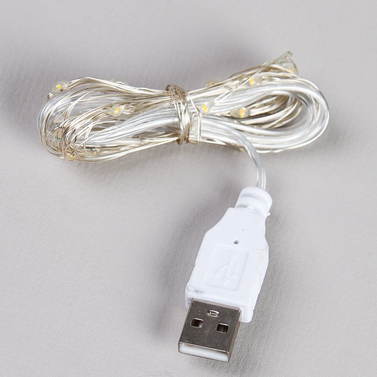Гирлянда светодиодная нить 3 м, 30 LED,цвет теплый белый USB. Гирлянда светодиодная нить 3 м, 30 LED,цвет теплый белый USB.