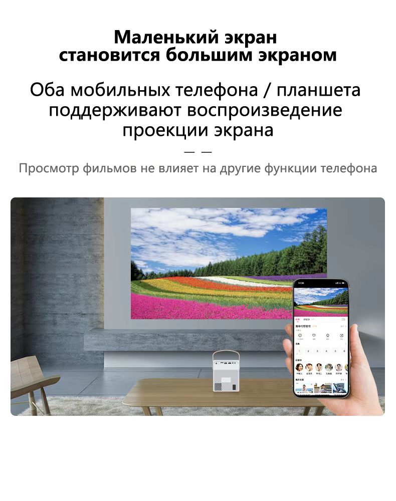 Проектор Кинопроектор Домашний Мини Настенное крепление Домашний кинотеатр  Android 9.0-2cd4b02ab085 купить по доступной цене с доставкой в  интернет-магазине OZON (1486577886)