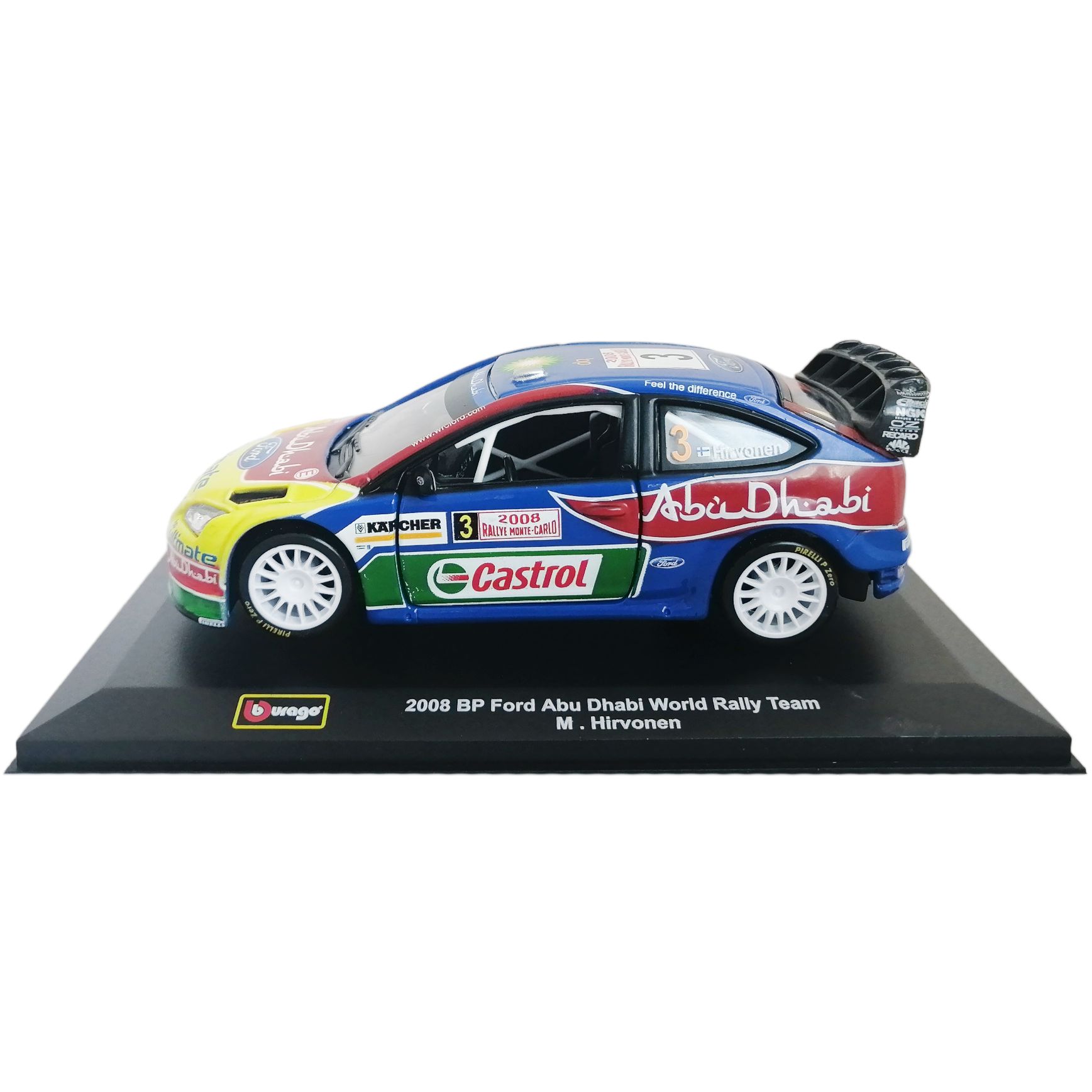 Ford Focus Abu Dhabi World Rally Team Bburago 1/32 Monte-Carlo M