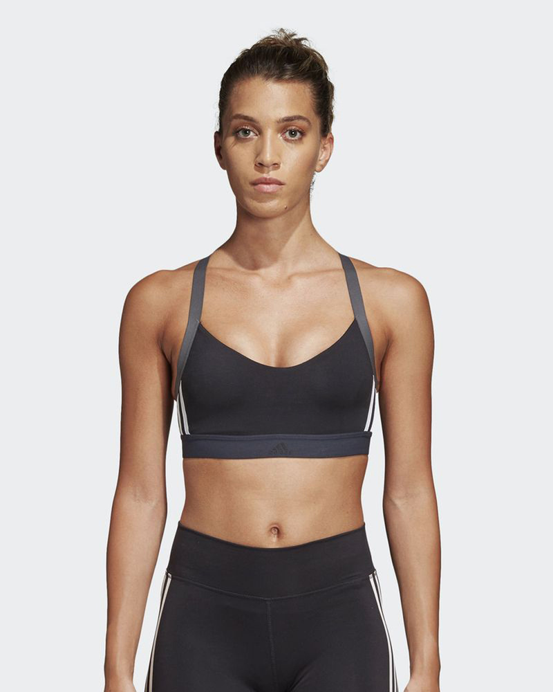 Adidas 3 stripes bra best sale