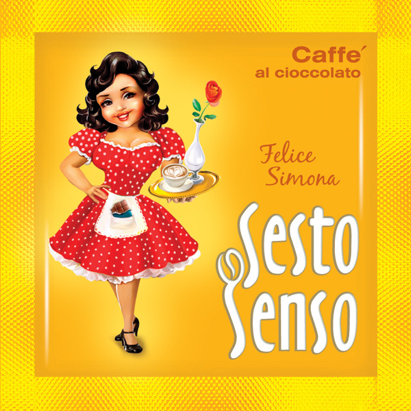 SESTO SENSO / Кофе в чалдах "Felice Simona" (чалды, стандарт E.S.E., 44 мм ), 120 шт  #1
