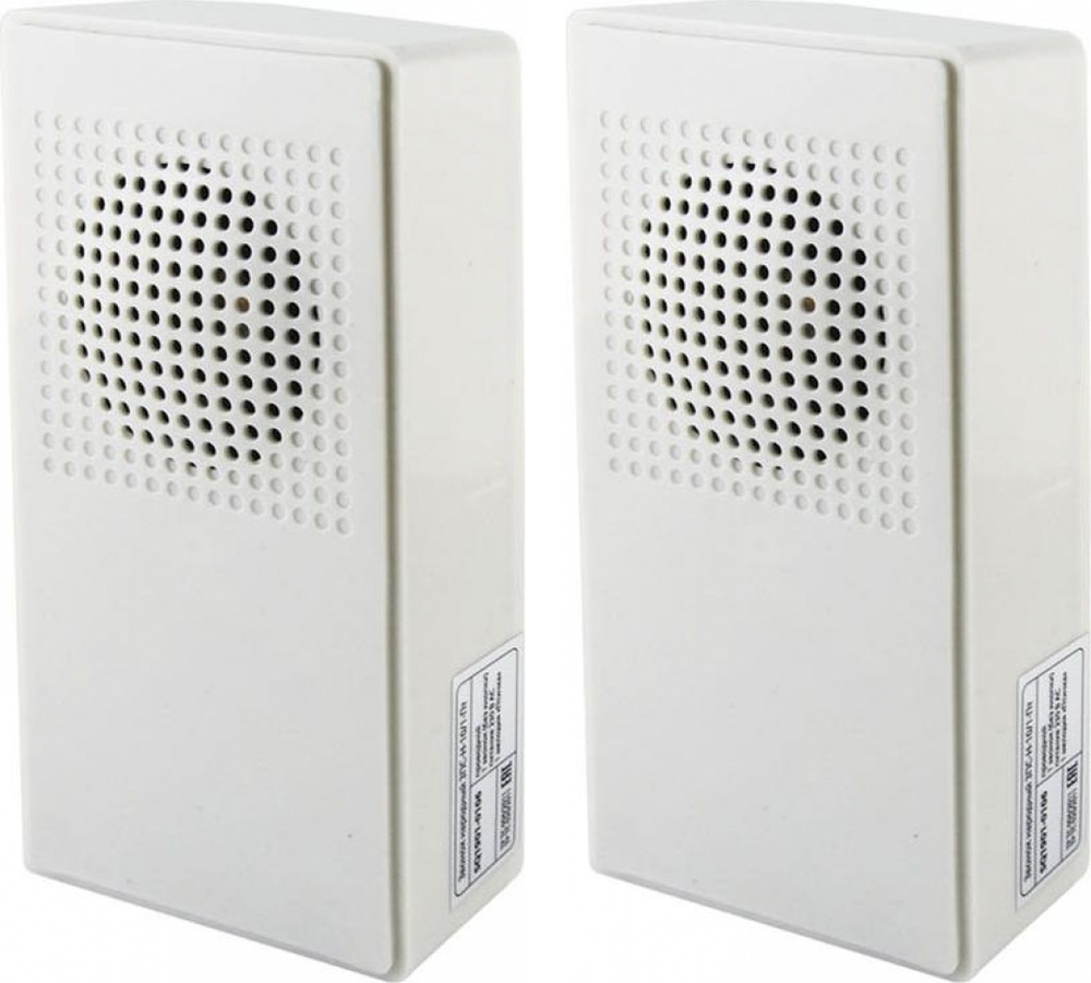 Звонок TDM Electric Народный электрический проводной IP30 белый (комплект из 2 шт.)  #1