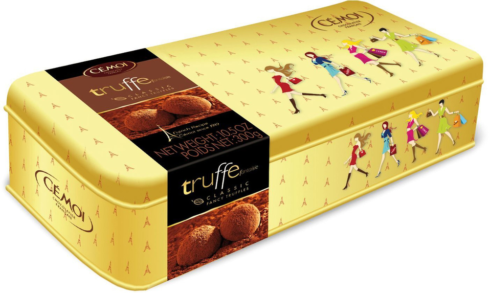 Конфеты Cemoi Трюфели Фантазия, 300 г ж/б - купить с доставкой по ...