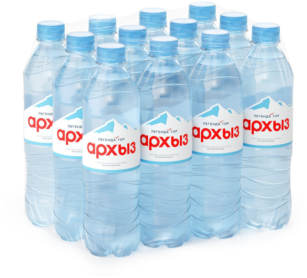 Вода Легенда гор Архыз 0,5 л. х 12 шт. НЕГАЗ, природная - купить с ...