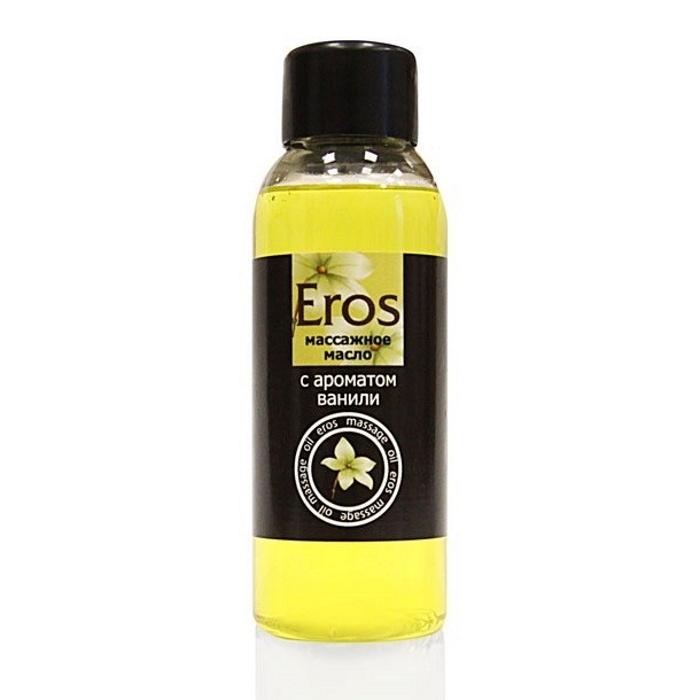 Массажное масло "Eros" с ароматом ванили, 50 мл #1