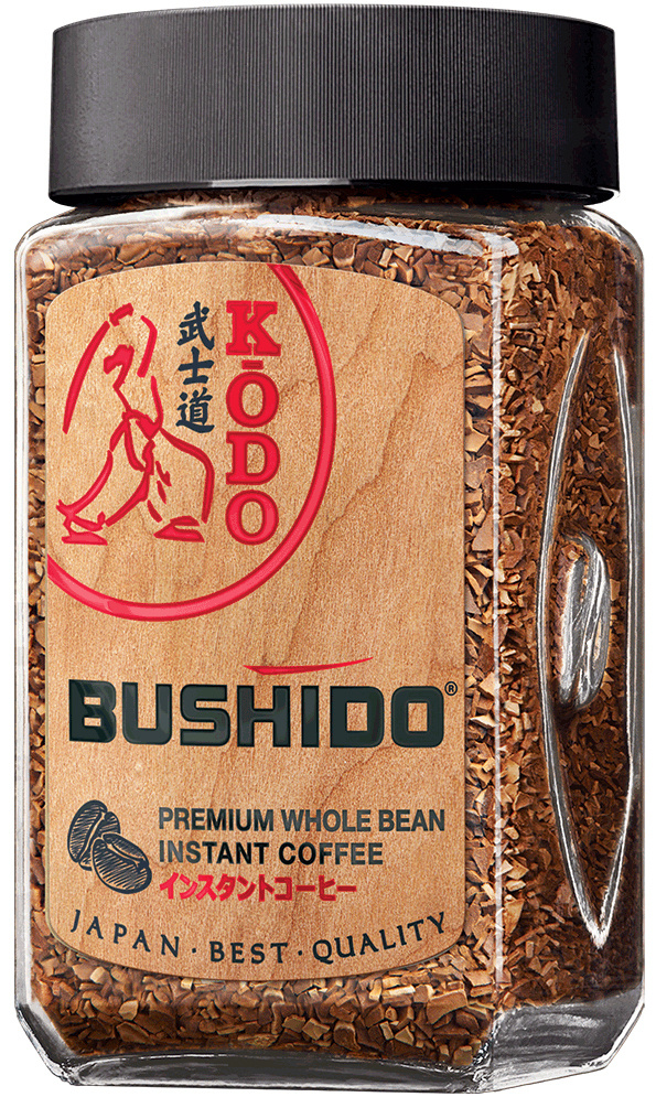 Кофе растворимый BUSHIDO Сублимированный 95г. 1шт. #1