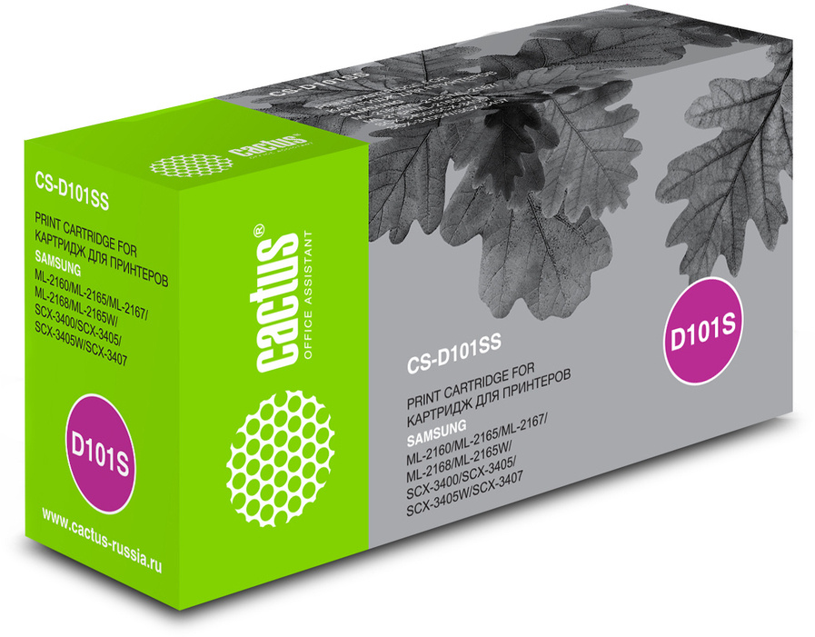 Расходник Для Печати Cactus MLT-D101S, Черный, Для Лазерного.