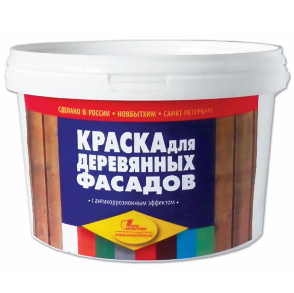 Краска Новбытхим для деревянных фасадов_A, Глубокоматовое покрытие ...