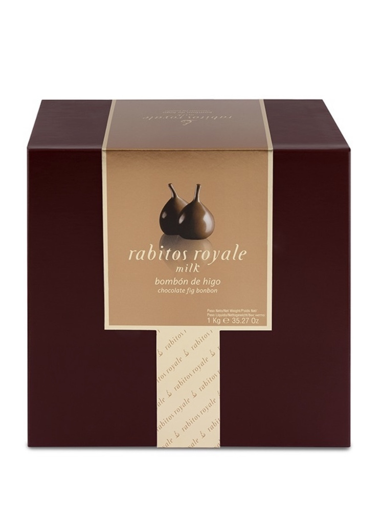 Конфеты инжир Rabitos Royale в молочном шоколаде с соленой карамелью ...