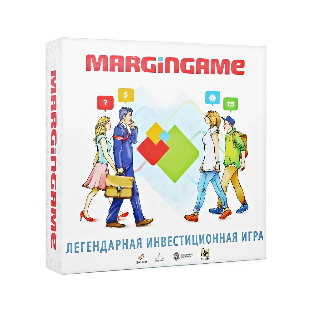 Настольная игра Геменот Margin Game. Инвестиционная игра, моделирующая  реальный рынок.