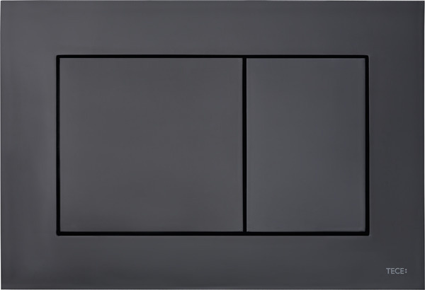 TECE 9240407 TECEnow Панель смыва унитаза для системы двойного смыва, материал пластик, цвет панели черный #1
