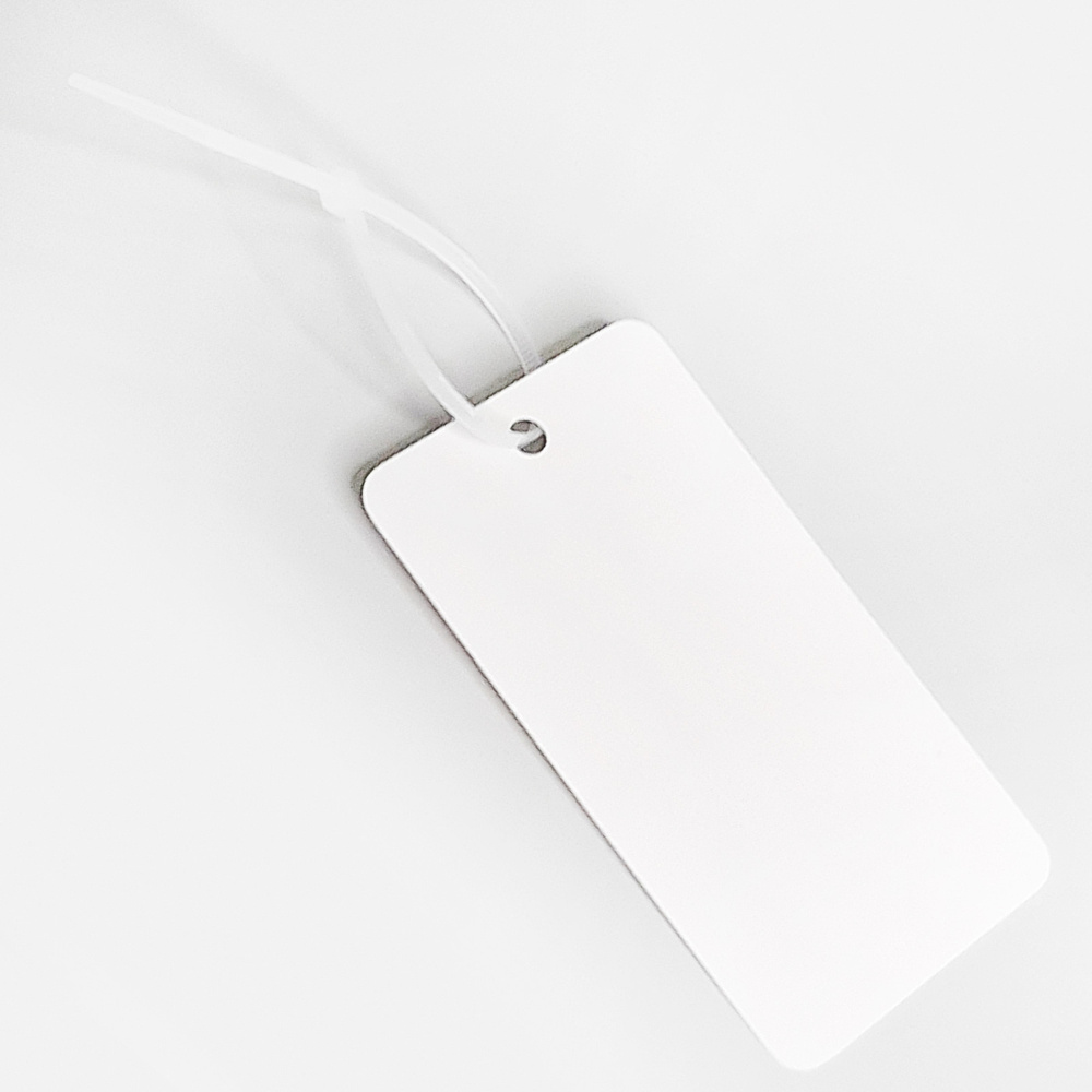 Бирка пластиковая универсальная 50х90 мм с пластиковым хомутом 100 мм ...