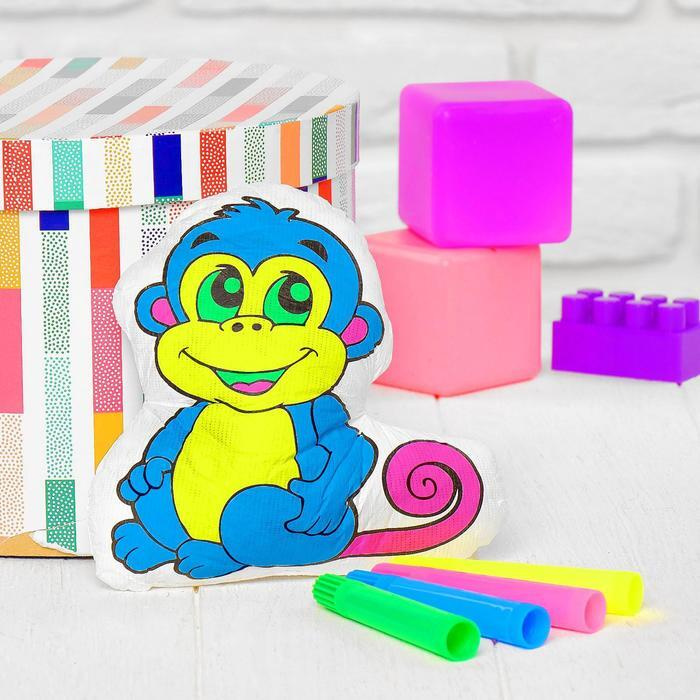 Игрушка-раскраска Бумажная обезьянка Paper Monkey