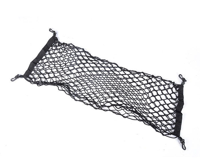 Вертикальная сетка в багажник / Прочная сетка с карабинами, 90х30см ...