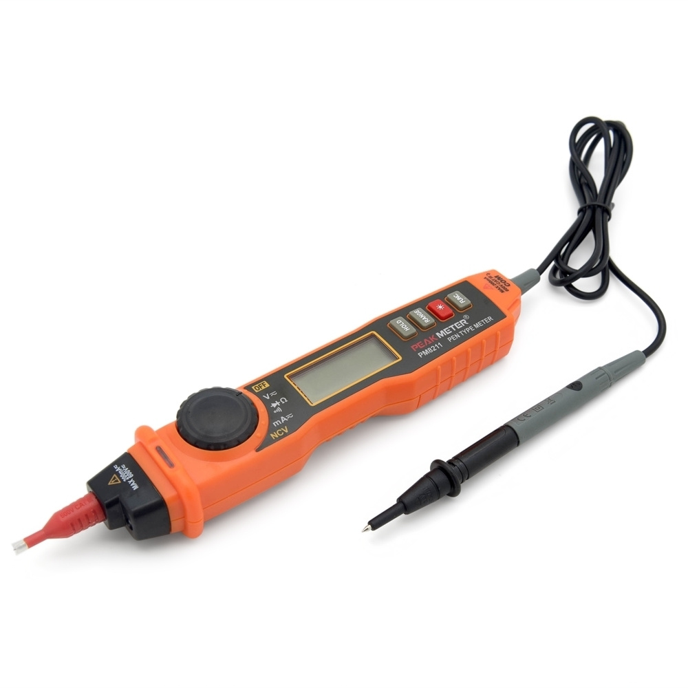 Цифровой мультиметр-ручка PeakMeter PM8211 с щупом / Мультитестер ...
