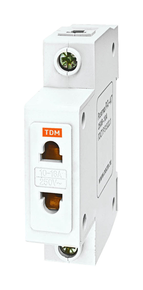 Розетка на DIN-рейку TDM Electric РД47 10А #1