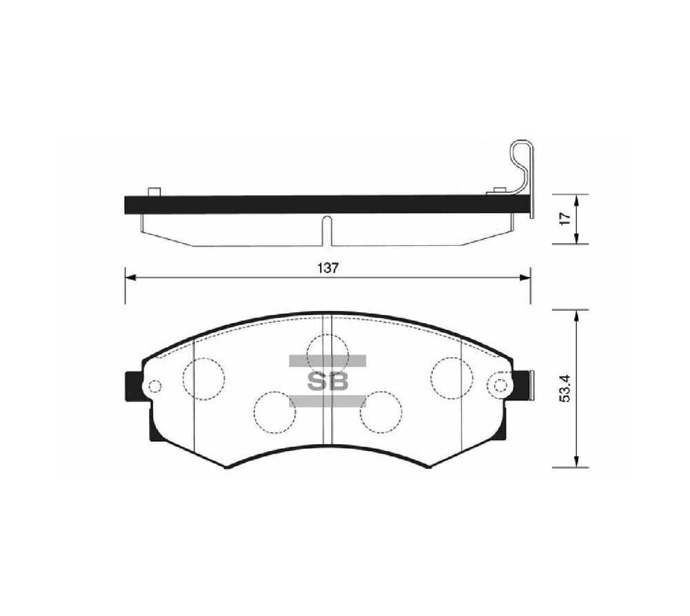 Колодки тормозные Sangsin Brake SP1111 - купить по низким ценам в ...