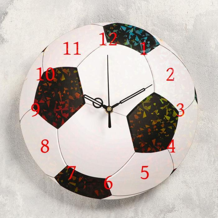 Часы настольные Футбольный мяч 10х10х10см - интернет-магазин «Унидом»