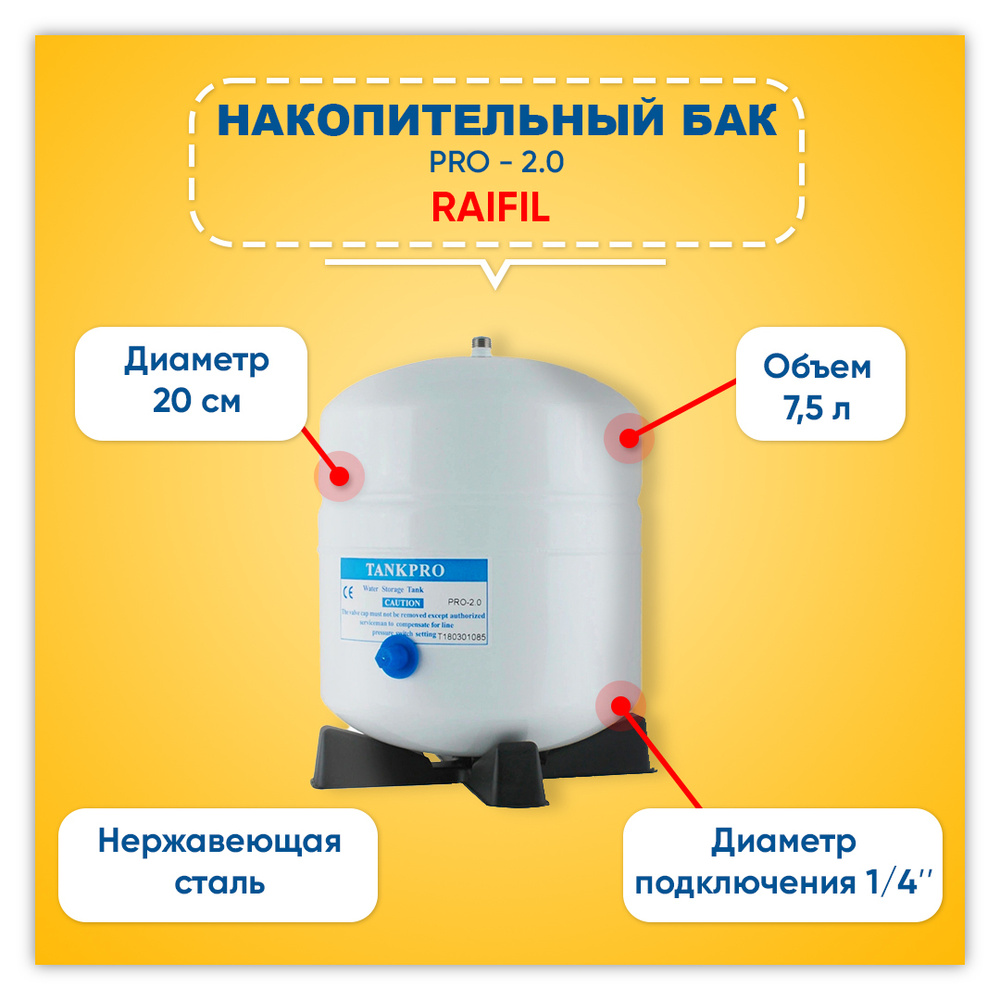 Постфильтр, Raifil PRO-2.8Raifil_белый - купить в интернет-магазине OZON с  доставкой по России (163876909)