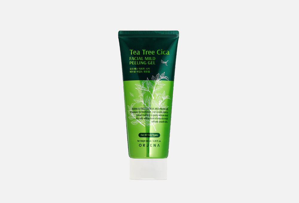 ORJENA Гель для лица отшелушивающий с экстрактом чайного дерева, Tea Tree Cica Facial Mild Peeling Gel #1