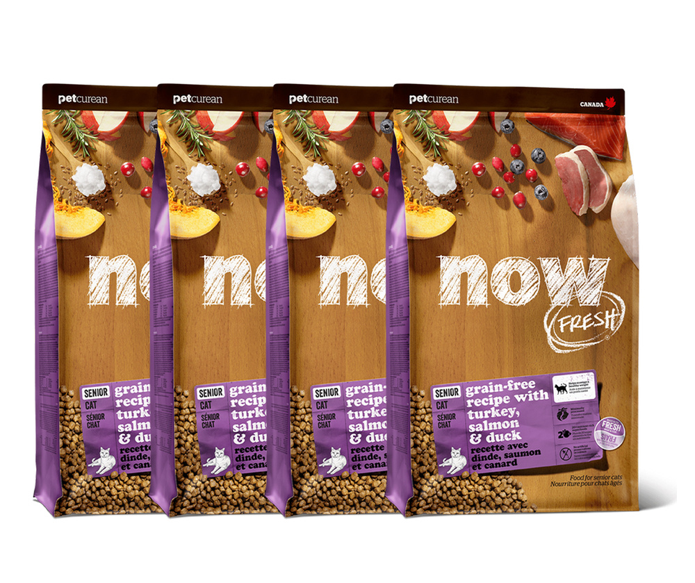 NOW FRESH Контроль веса - Беззерновой для Кошек с Индейкой, Уткой и ...