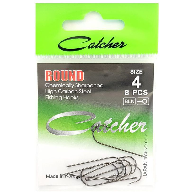 Крючок "Catcher" ROUND Size 4 (5 пакетиков) #1