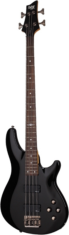 Бас-гитара черная матовая SCHECTER SGR C-4 BASS MSBK #1